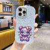 Phone Case: 2D Flat Design Suitable for iPhone 18 17 16 15 14 13 Pro Protective Case, Couple Style, Galaxy Bear, Christmas and Halloween Gifts