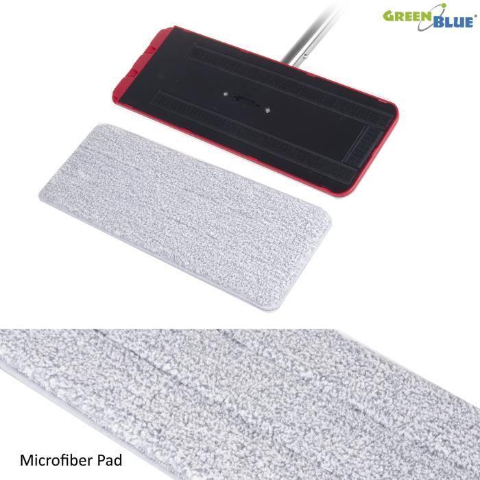 Insert pour vadrouille plate GreenBlue - gris fibres renforcées
