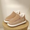 New Thick-soled and Fleece Warm Couple High-top Cotton Shoes for Women