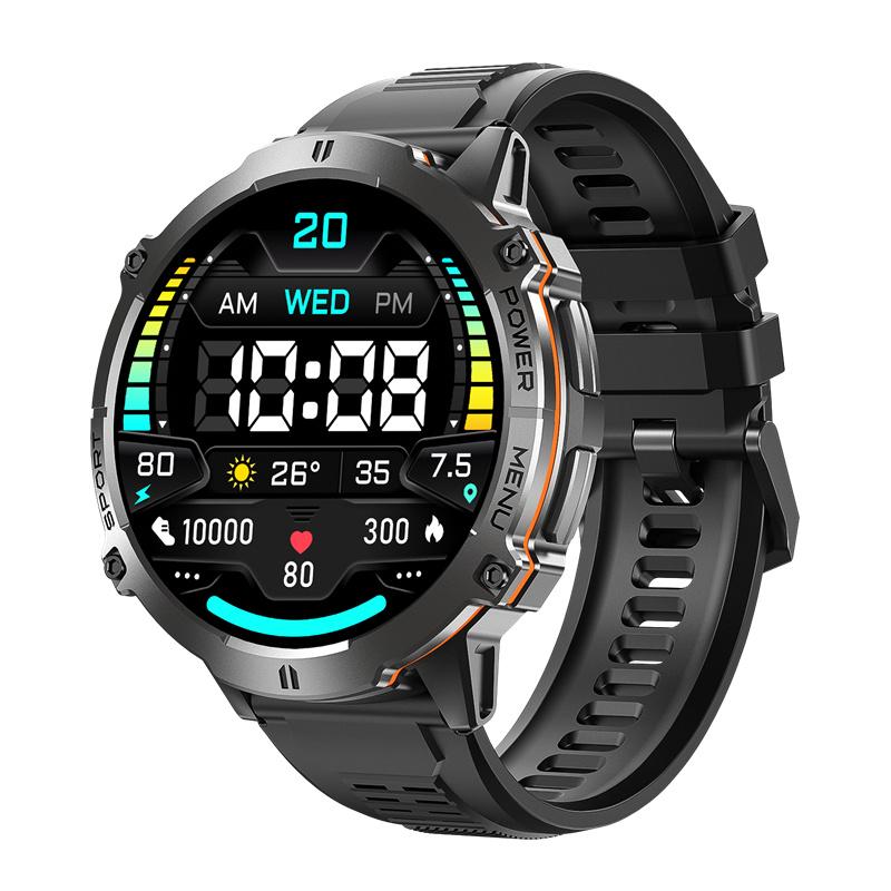 

Amoled Screen Men X3 Smart Watch Compass Altitude Barometer Health Monitoring Outdoor Sport Fitness Tracker Smartwatch чорний