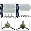 9/15 Pcs Mop Cloths, Main And Side Brushes, And Filter Mop Cloth Kit For Lefants-M3 Robot Vacuum Cleaner.
