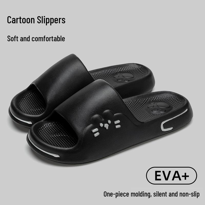 Cute EVA Non-Slip Indoor Slippers for Couples - Summer Sandals for Men & Women