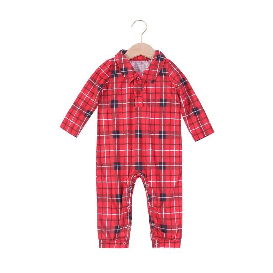 Conjunto de Pijama de Natal para Família Pijamas Combinando Estampa Festiva Camisa Calça Respirável 2