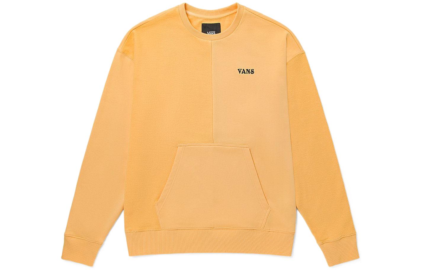 Толстовки Vans Унисекс Желтые С круглым вырезом Средняя Обычная VN0A5H9QYRS L