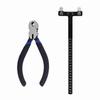 Archery Adjustment Tool Bow String Nocking Points Pliers T Squares Tuning Ruler for for Recurve and Compound Bowstring