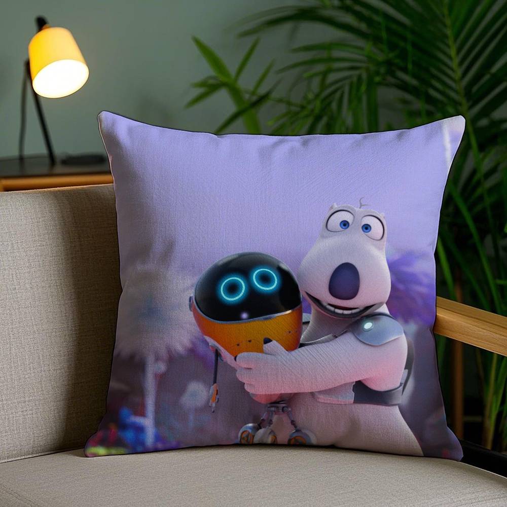 Cute B-Backkom Pillow Case Home Dorm Chair Back Short Plush Double-sided Printing Office Nap Time Cushion Cover