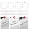 8Pcs Car Accessories Auto Door Handle Bowl Sticker Anti-Scratch Protective Cover