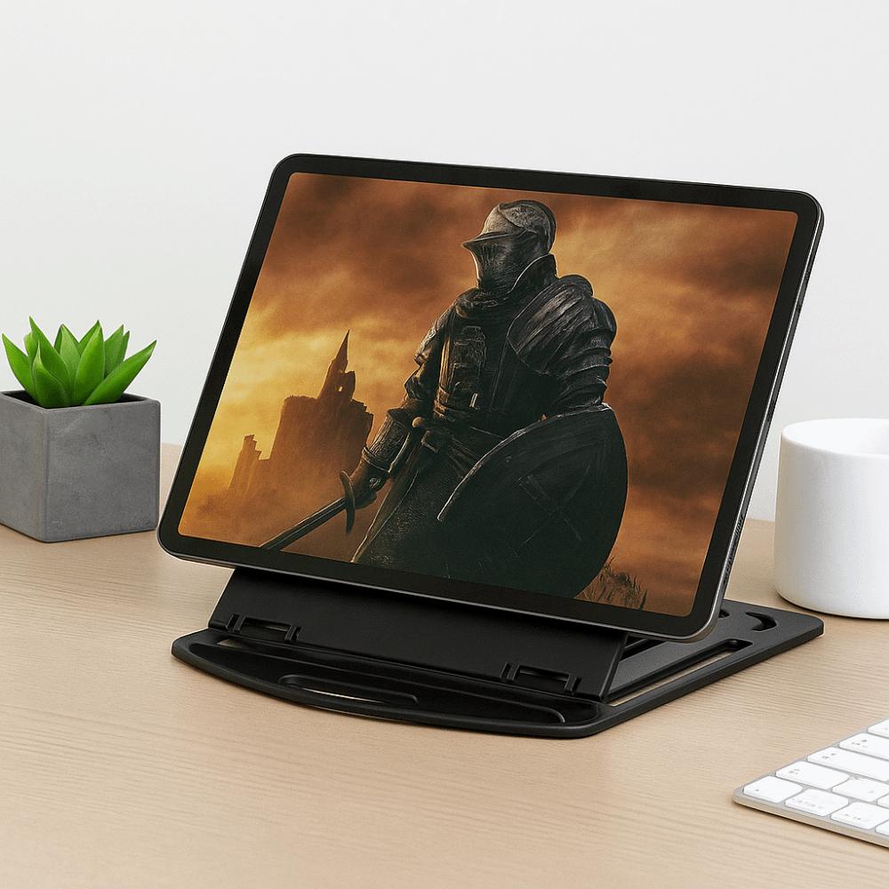 Plastic Laptop Stand Foldable Ergonomic Laptop Riser Lazy Holder Desktop Holder  Desk Tablet Phone