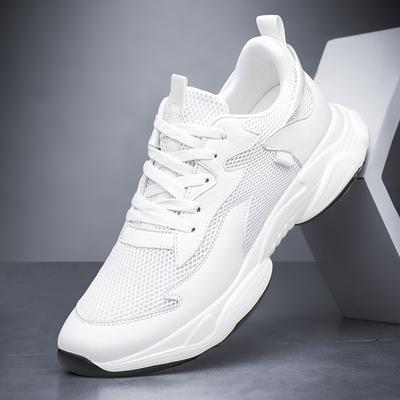 Lightweight Mens Running Shoes Breathable Men's Designer Mesh Casual Sneakers Lace-Up Male Outdoor Sports Tennis Shoes Trainers