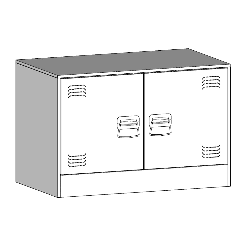 TV Cabinets 2 pcs Pink 67 x 39 x 44 cm Steel