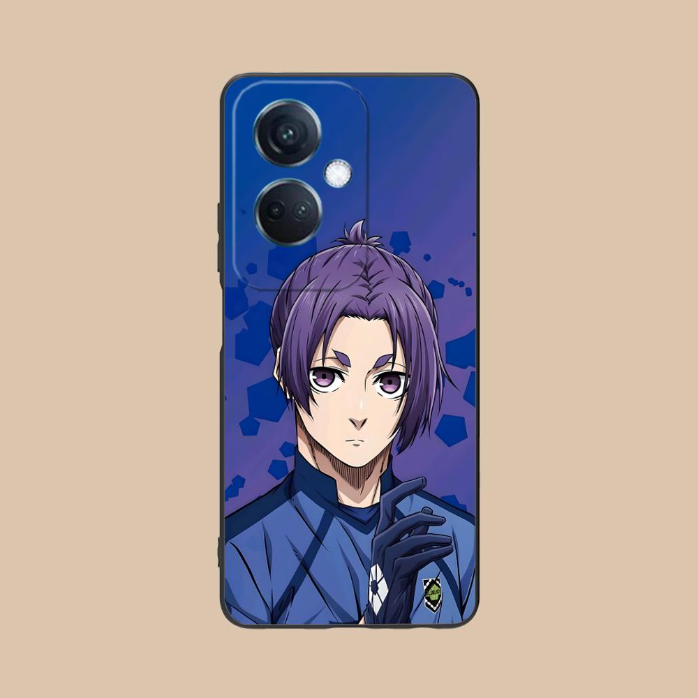 Blue Lock Reo Mikage Matte TPU Mobile Phone Case for OPPO Reno 14 13 12 11 10 9 8 7 6 5 F T Pro 5G Colorful Printing Cover