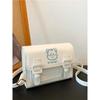 Girls Cat Cute Embroidery Women's Bag Single Shoulder Crossbody Fashion Cartoon Cambridge Bag Casual Hundred Women's Bags