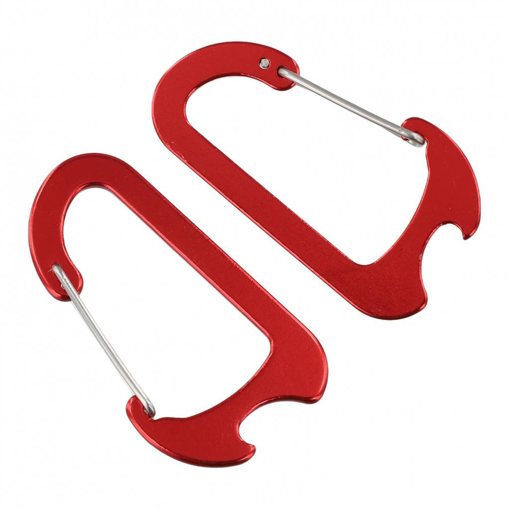Easy To Carry Aluminum Carabiner Keychain Buckle Outdoor Gear Lightweight Design