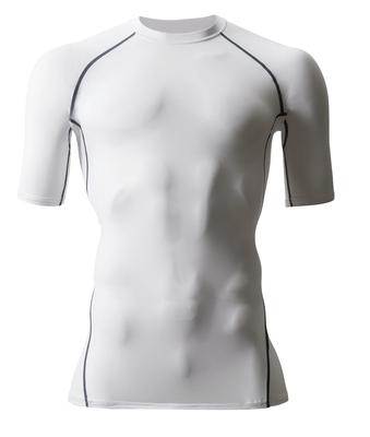 BURTLE Kurzarm Cool Fitted 4042 29 Weiß XL Frühling/Sommer