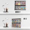 GUNSEED PSA Storage Case, Acrylic Card Display Case - PSA Wall-Mounted, Highly Transparent, Magnetic Door, UV Protection, Holds 8 Trading Cards