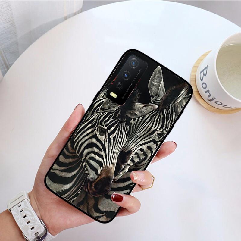 Zebra Phone Case for VIVO Y31 Y21S Y21 Y15S Y53S Y11S Y12 V21 V21E Y20 Y70 1907 V17Neo Y21S Y33S Y72