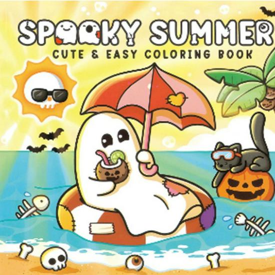 Children's Cartoon Coloring Book: Cute, Comfortable, Warm, Stress Relief, Simple Graffiti Drawing for Kids