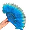Feather Folding Fan Japanese Sweet Girl Dance Hand Fan with Pendant Tassels Gift Performances Wedding Party Decoration