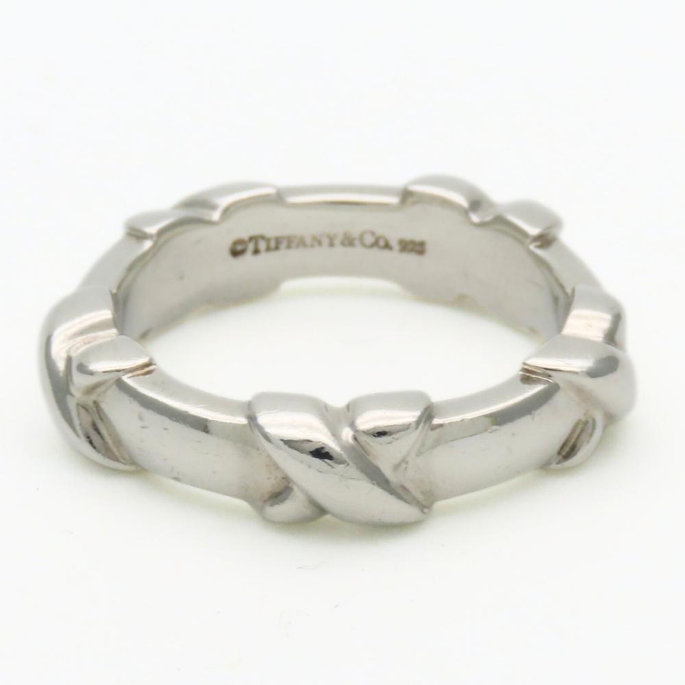 Used TIFFANY&Co. Ring Signature EU#46.5 Silver925 3.8g Silver Accessories