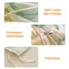 1pc 100% Cotton Floral Duvet Cover Soft Skin-Friendly King Size Comforter Cover with Zipper Spring Summer Breathable Quilt Cover