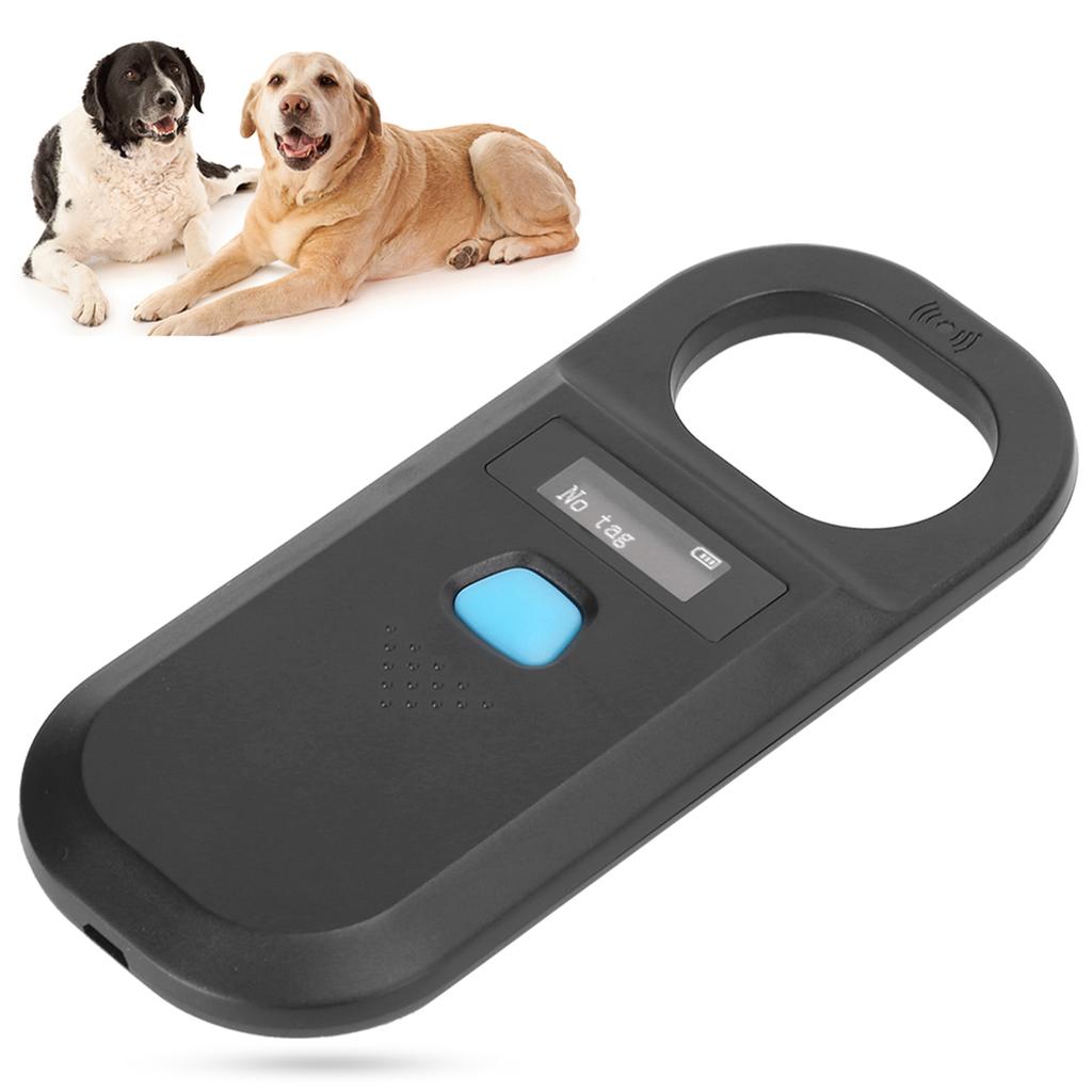 Animal   Rder Pet Supplies Portable Chip Scanner   Screen Handheld High Brightness(Black )
