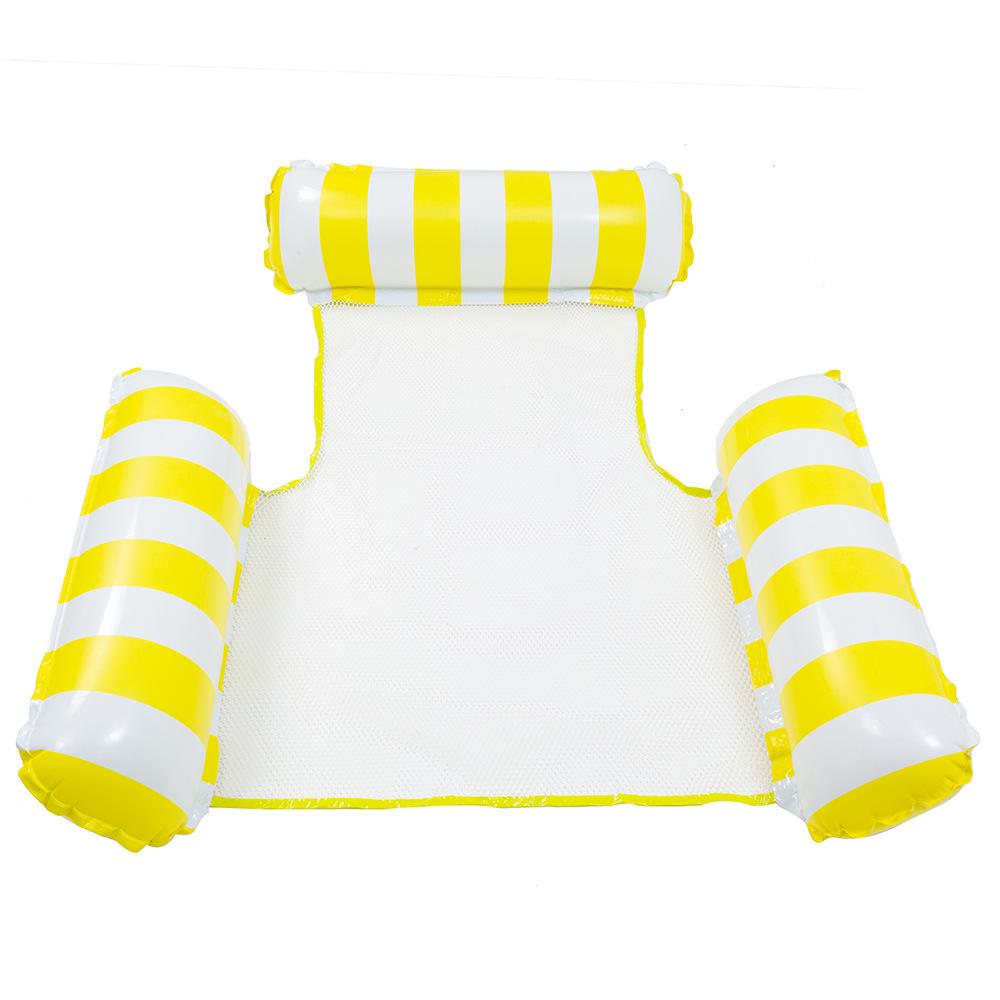 Cross-Border Inflatable Water Bed: New Striped Float & Hammock Lounge Chair for Water Sports