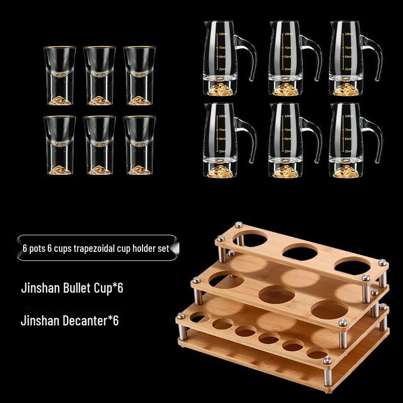 Handon Glass Baijiu Decanter and Cup Set