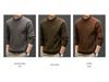 Men's 2025 Winter Wool Sweater: Fashionable Korean Style, Loose Fit, Thickened Round Neck for Middle-Aged and Young Men.