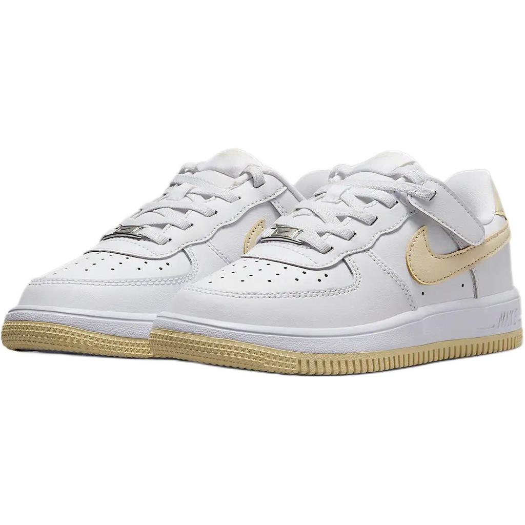 Nike Force 1 Low EasyOn PS White/White/Light Khaki Kids Sneakers FN0237-118