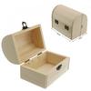 Wooden Box Wooden Arched Hinged Storage Boxes Craft