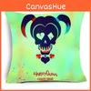 Housse de coussin de luxe 18'' Harley Quinn Joker en polyester pour une décoration intérieure ultime