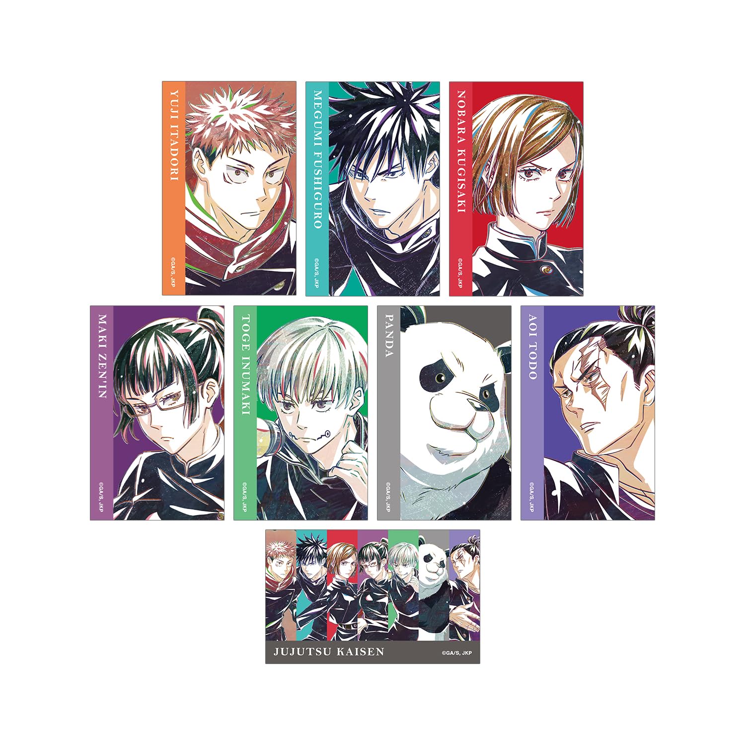 

TV Anime Jujutsu Kaisen Trading Ani Art 7th Illustration Card ver.A 8-Piece Box