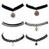Korean Style Lace Choker Necklace Set