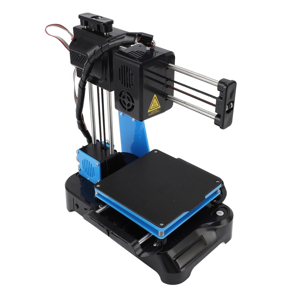 Frequency Division Multiplexing Small 3D Printer Fast Heating Portable Compact 3D Printing Machine for Education Black