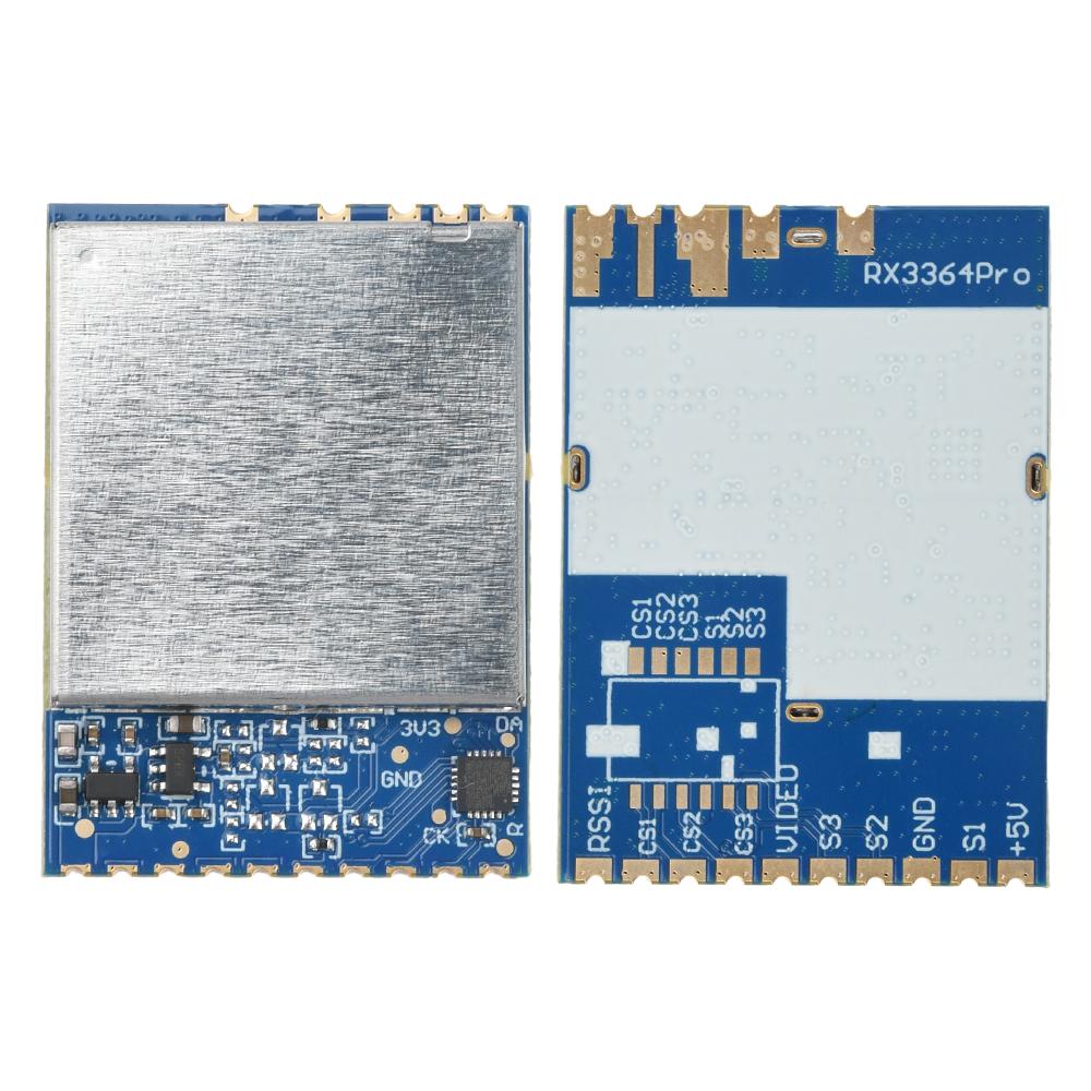 RX5808 RX3364 RX1264 3D3RxM2 3.3G 5.8G Wireless FPV SPI Image Transmission Simulates Video Transmission And Reception Module