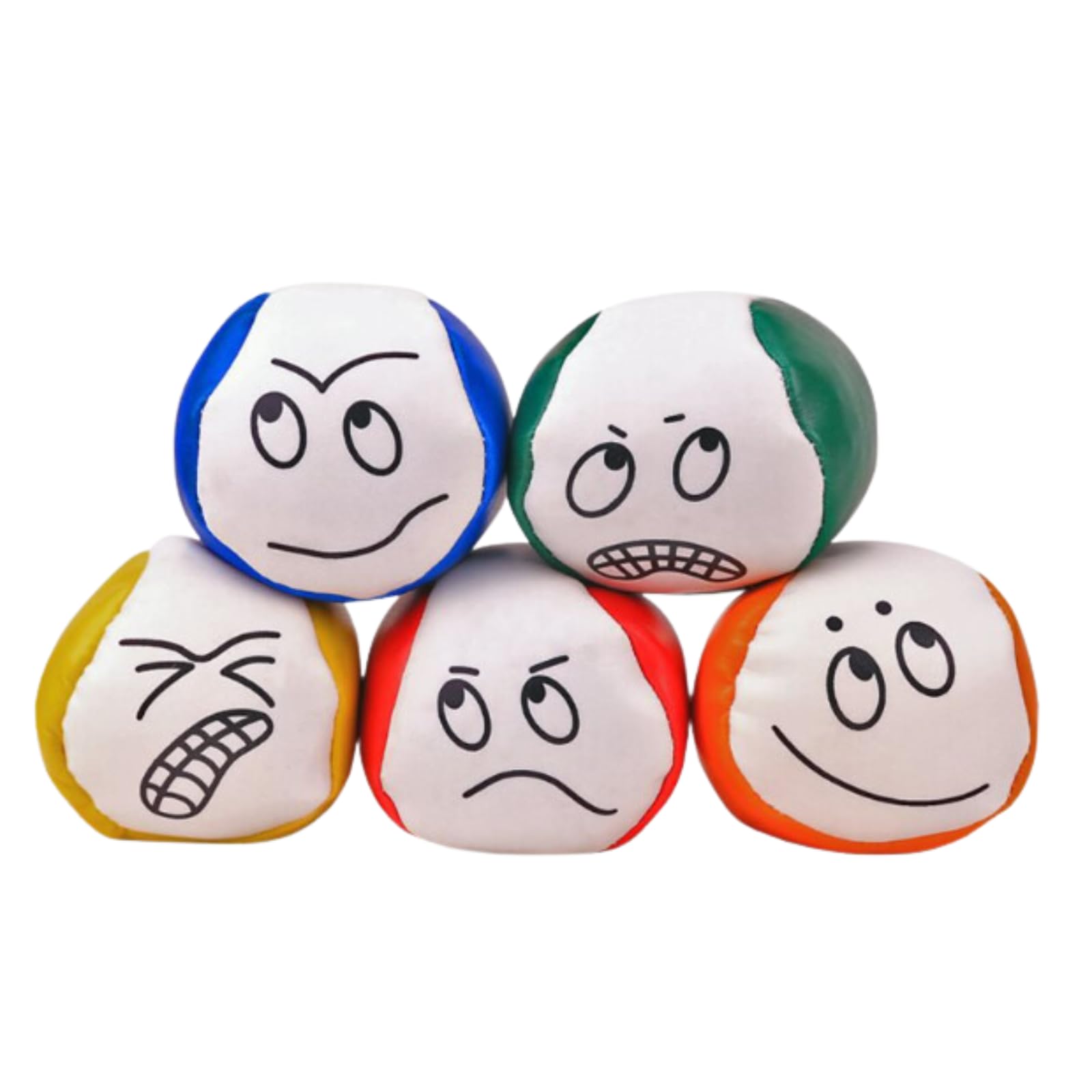 

HaOhana Бинбэги для жонглирования мячом Уличные Разноцветные Детские, Набор из 5 штук, Ритмика, Милые, Практика, Развлечение, Игра, Выступление, Начинающий,