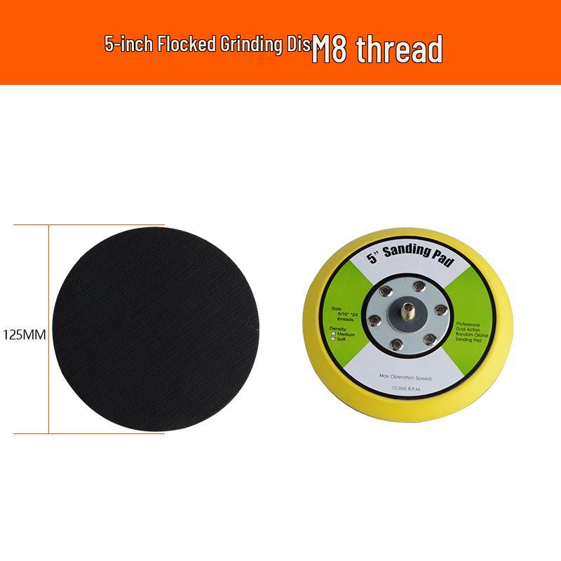 

Pneumatic Grinder with Adhesive Sandpaper Discs - Sizes 1 to 6 , for Grinding & Polishing.
