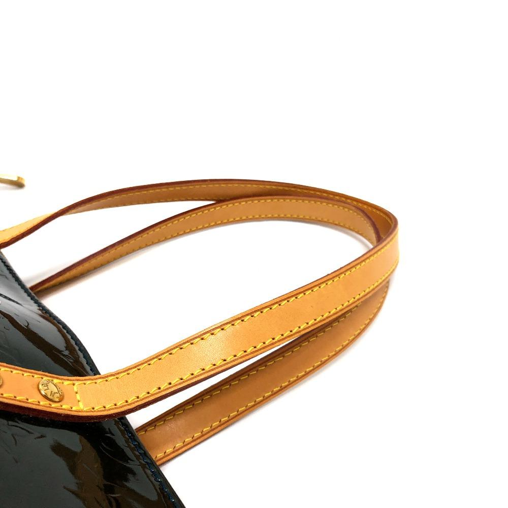 Louis Vuitton M93673 Bellevue GM Tote Bag MonogramVernis Blue Nuit Green