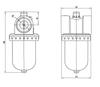 Q Series Pneumatic Components Oil Mist Lubricator QIU-40/50/32 with Oil-Water Separator