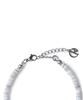 Decoroso Unisex Minimal Mother-Of-Pearl Bead Bracelet [Light Gray]