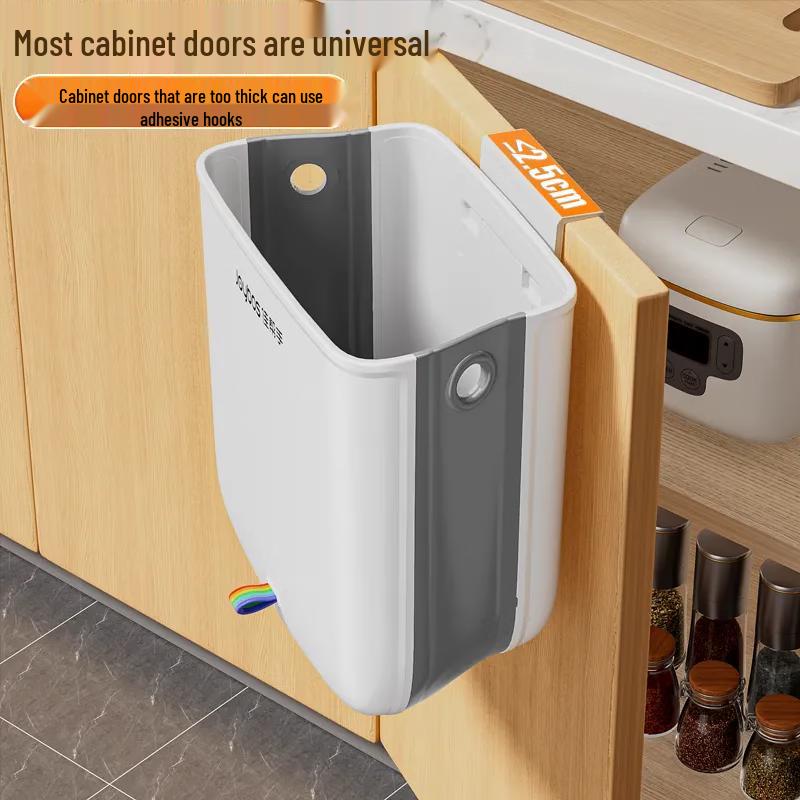 Jia Bangshou 8L Foldable Wall-Mounted Trash Can