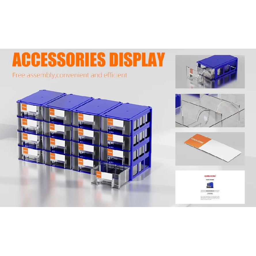 8/16pcs Plastic Mini Storage Box, Stackable Small Tool Storage Bin, Screw Parts Crafts Sewing Thread Jewelry Storage Organizer