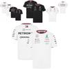 Stylish 2024 F1 -benz Team Short Sleeve T-shirt With Comfortable Loose Fit
