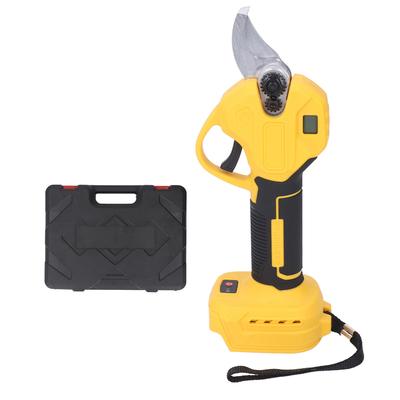 Podadora Inalámbrica de 25mm Pantalla LCD Tijera de Podar Eléctrica Recortadora de Ramas de Árbol de Jardín para BL1815
