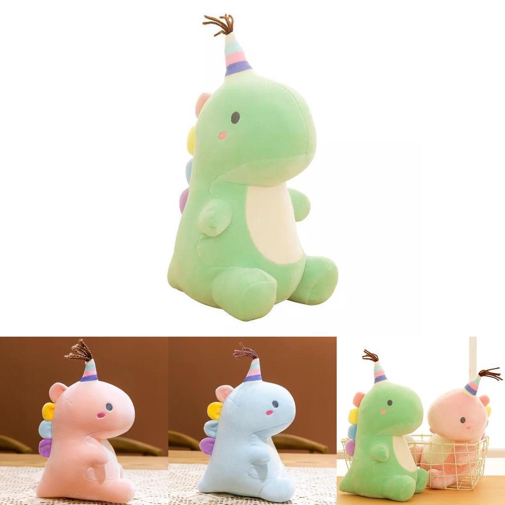 Adorable Cute Dinosaur Plush Toy Soft Pillow Ideal Stuffed Animal For Kids Fun