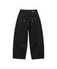Lougeu Eyelet Pocket Balloon Fit Pants_Black