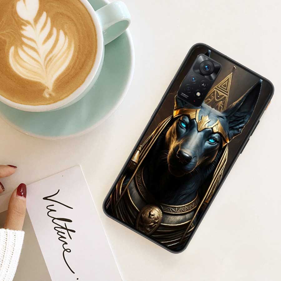 Egyptian Pharaoh's Mummy Phone Case For Redmi 13C 14C Note 13 14 Pro 5G Plus 12 12C 10 10A 10C 9 9A 9C 9T 8 8A K70 Pro Xiaomi Co