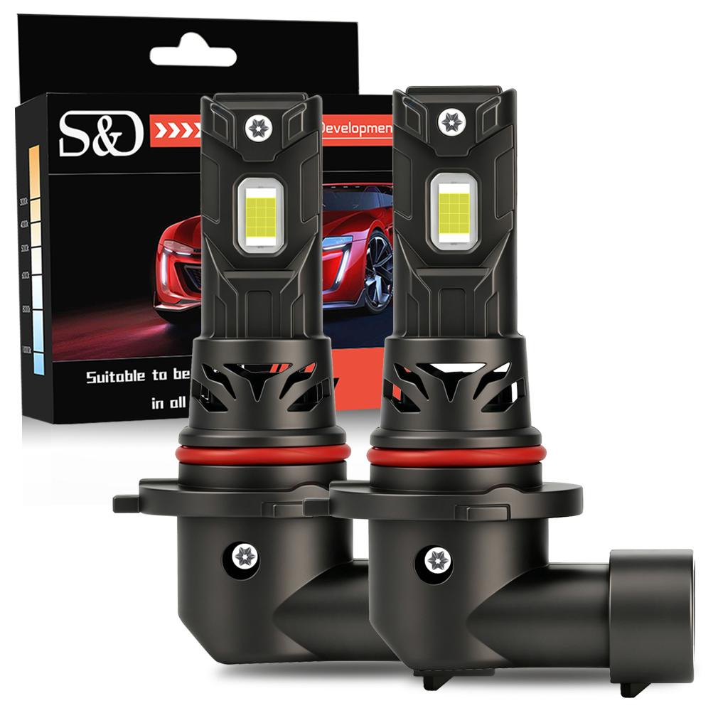 2Pcs 30000LM H7 LED Headlight Bulbs Mini Turbo H11 LED H8 9005 HB3 9006 HB4 Car Fog light H4 Motorcycle Headlamp Auto Plug&Play Lamp 6500K White