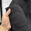 2025 Men's Hooded Winter Cotton Jacket - Solid Color, Warm, Casual, High Quality