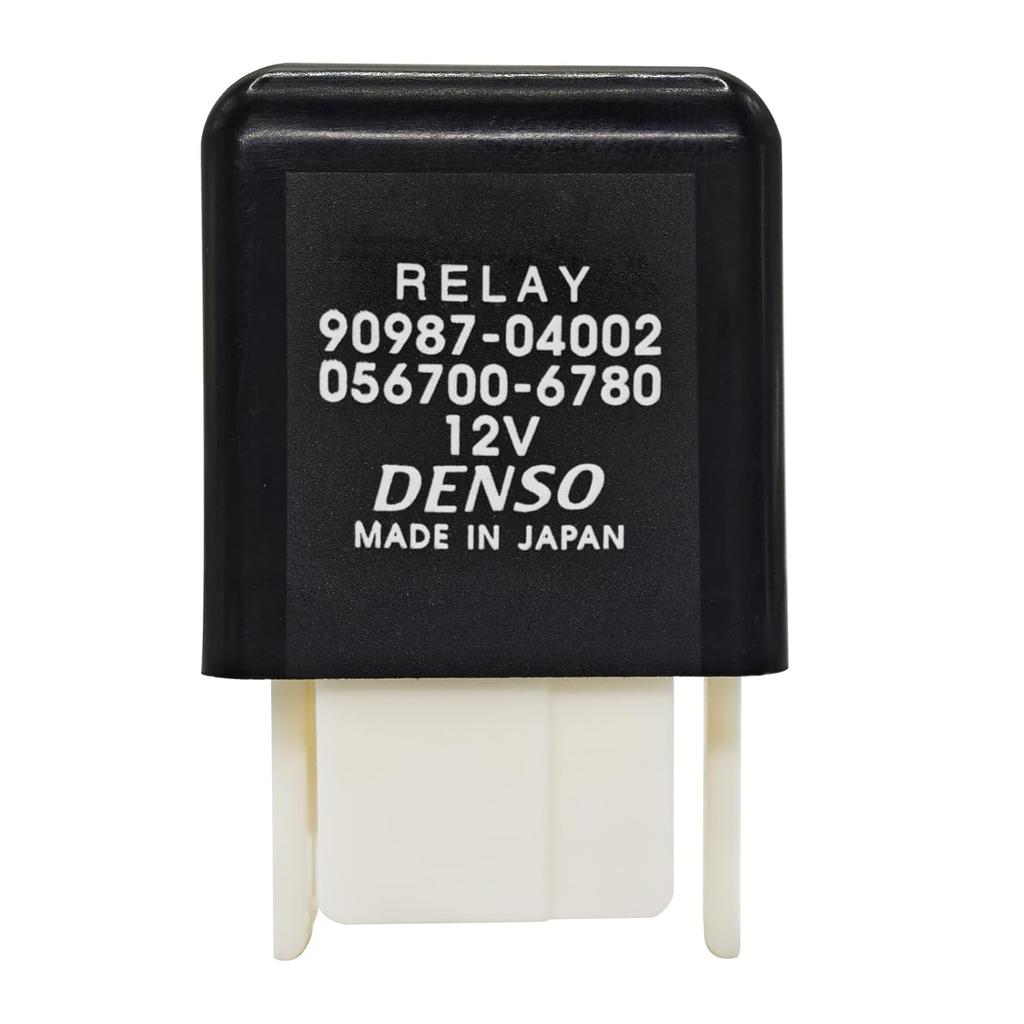 Relay 90987-04002 056700-6780, 5Pins 12VDC Automotive Power Relay - Easy Plug-in Installation Compatible for Toyota 4Runner Previa RAV4 Corolla Lexus